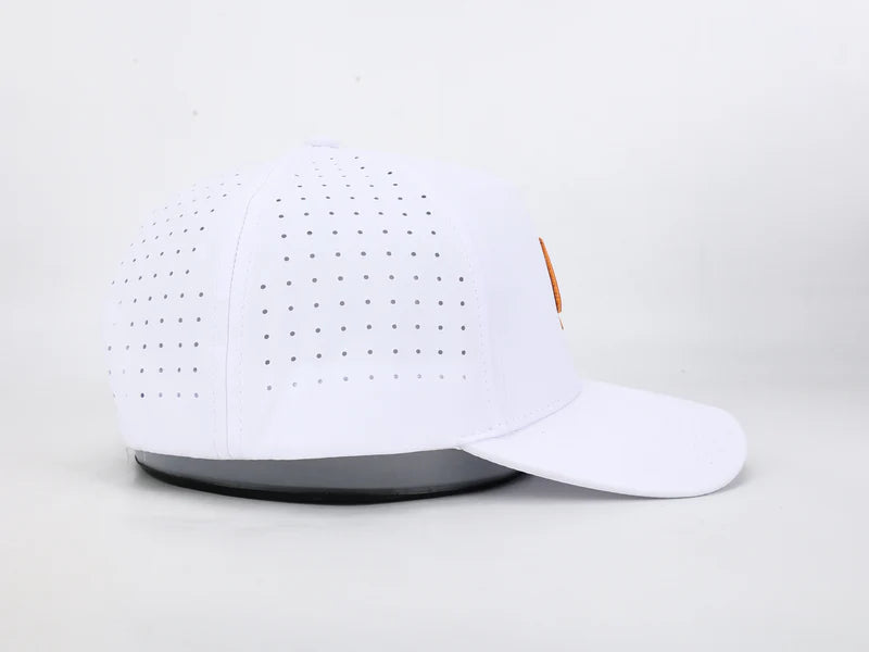 All In Lid Creamsicle Performance Hat – Water-Resistant & Breathable Best-Fitting White Sport Hat