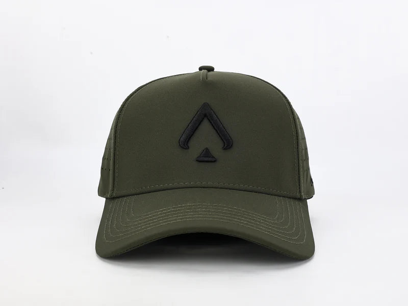 Tactical Precision: The All In Lid Army Green Performance Hat