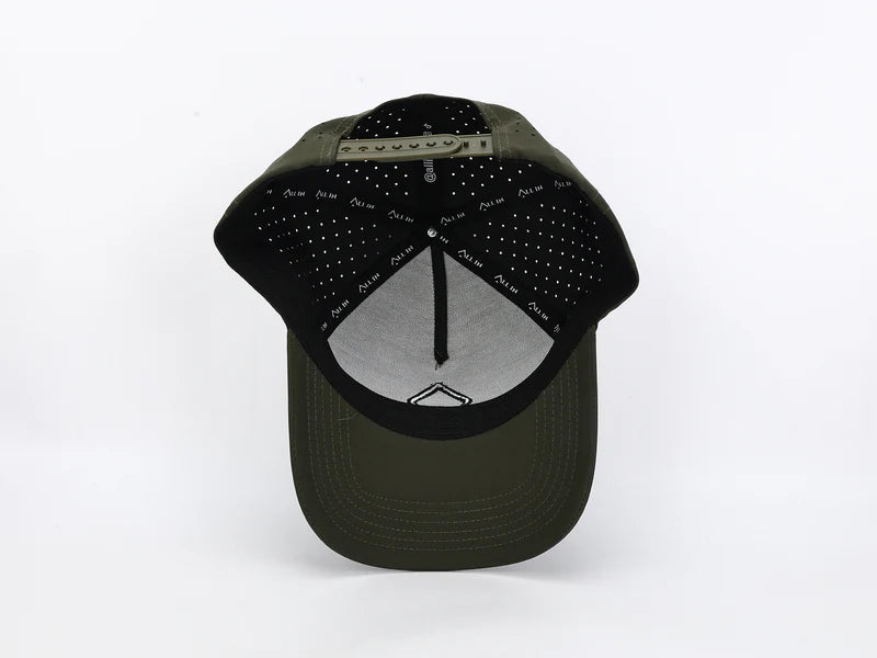Tactical Precision: The All In Lid Army Green Performance Hat