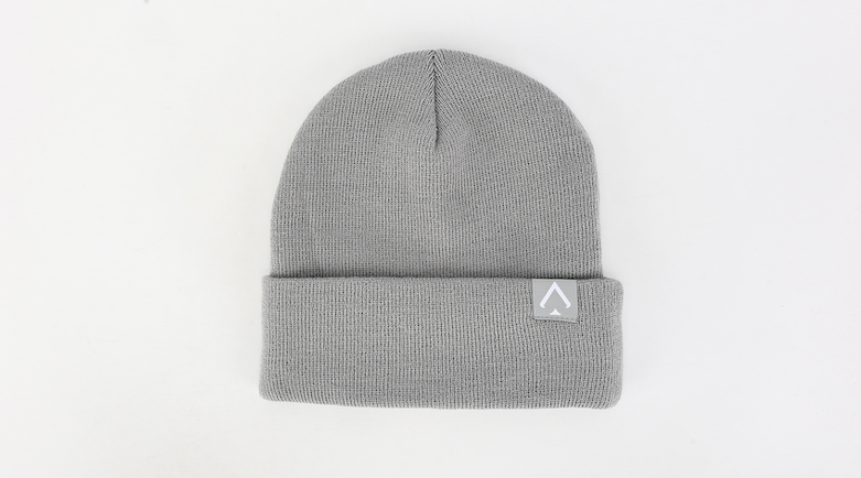 Ash Gray Performance Beanie – Moisture-Wicking & Non-Itch Daily Knit