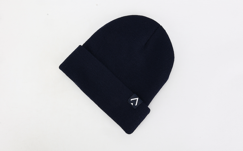 Midnight Navy Performance Beanie – Breathable Thermal Knit Winter Hat