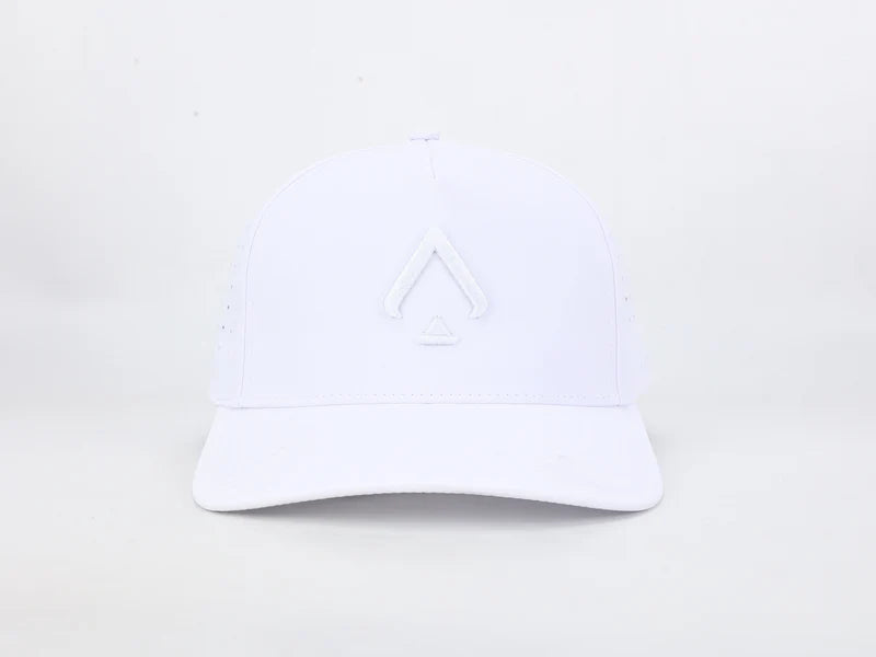 White Out Performance Hat – Water Resistant & Sweat-Wicking Premium Fit