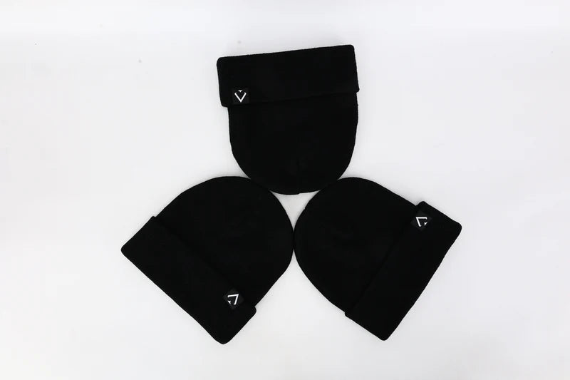 Jet Black Performance Beanie – Moisture-Wicking & Non-Itch Premium Knit