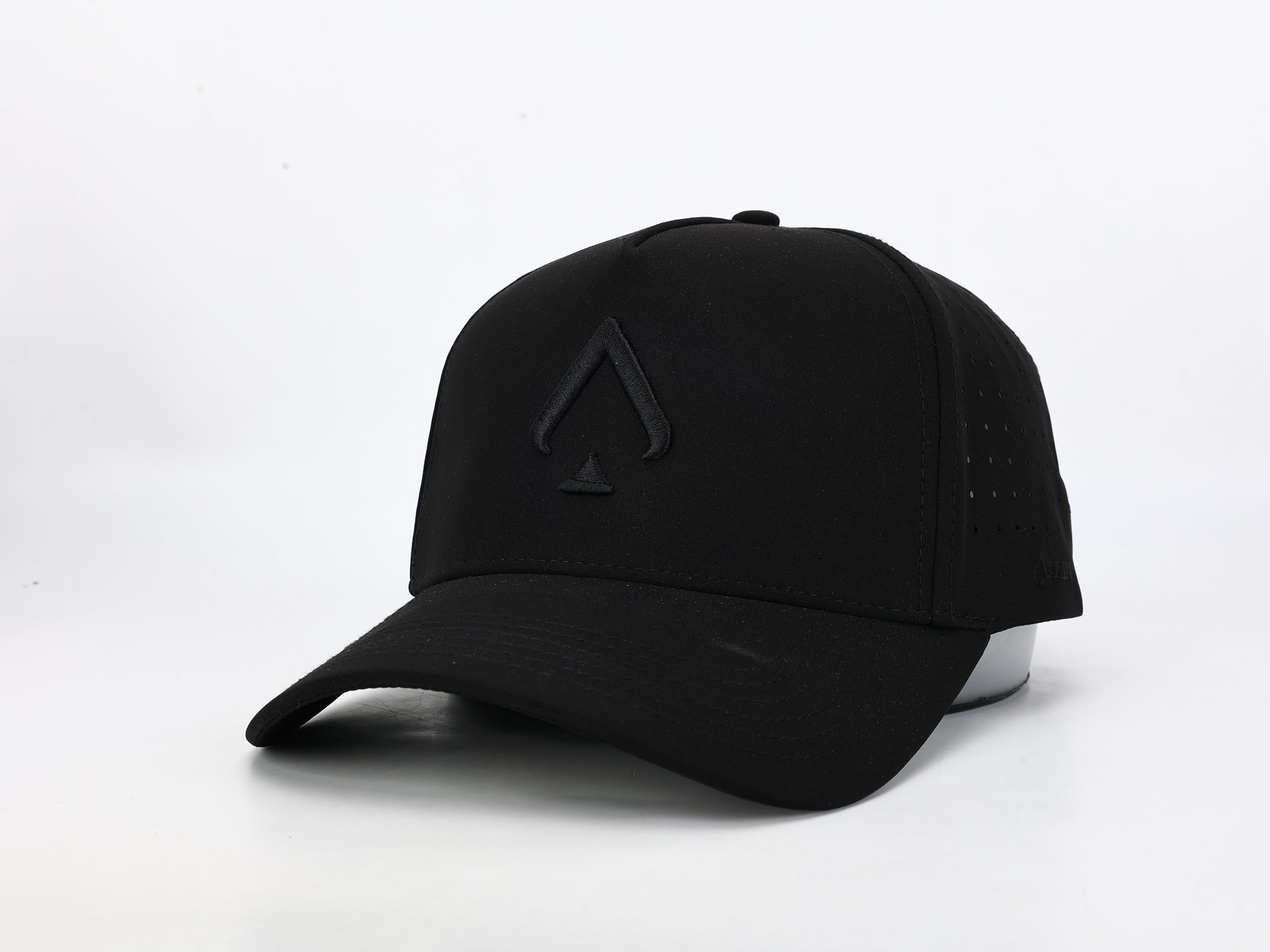 All In Lid Blackout Performance Hat – Stealth Water-Resistant Athletic Headwear