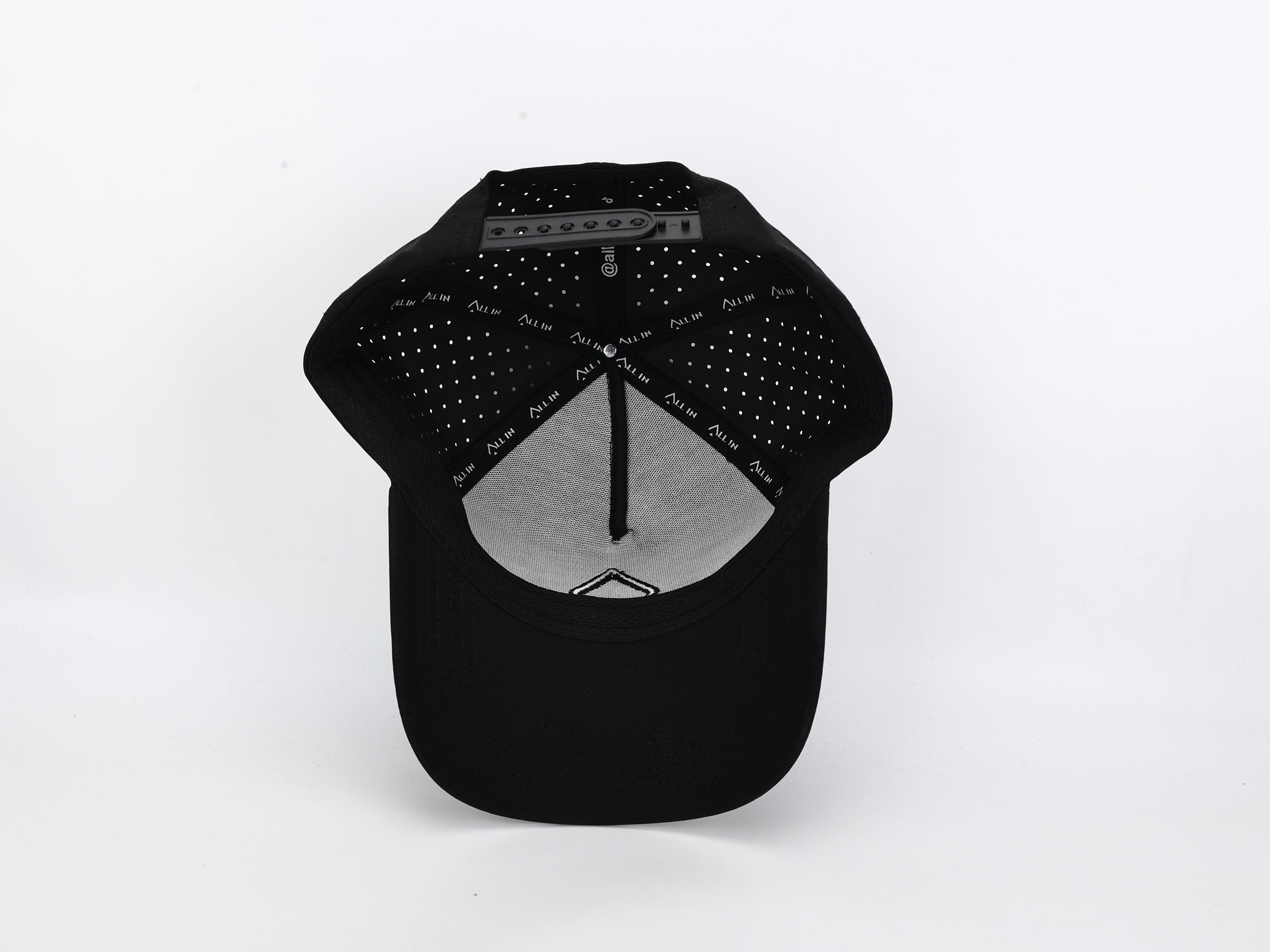 All In Lid Blackout Performance Hat – Stealth Water-Resistant Athletic Headwear