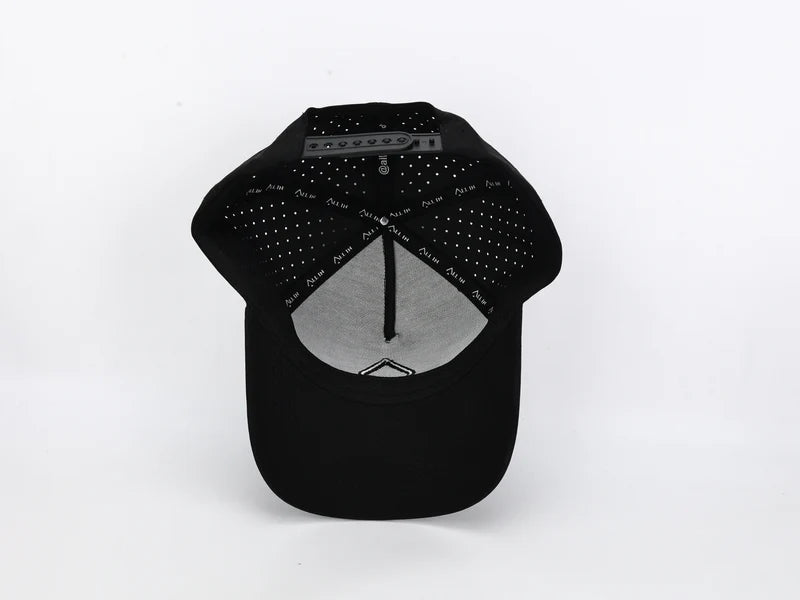 All In Lid Blackout Performance Hat – Stealth Water-Resistant Athletic Headwear