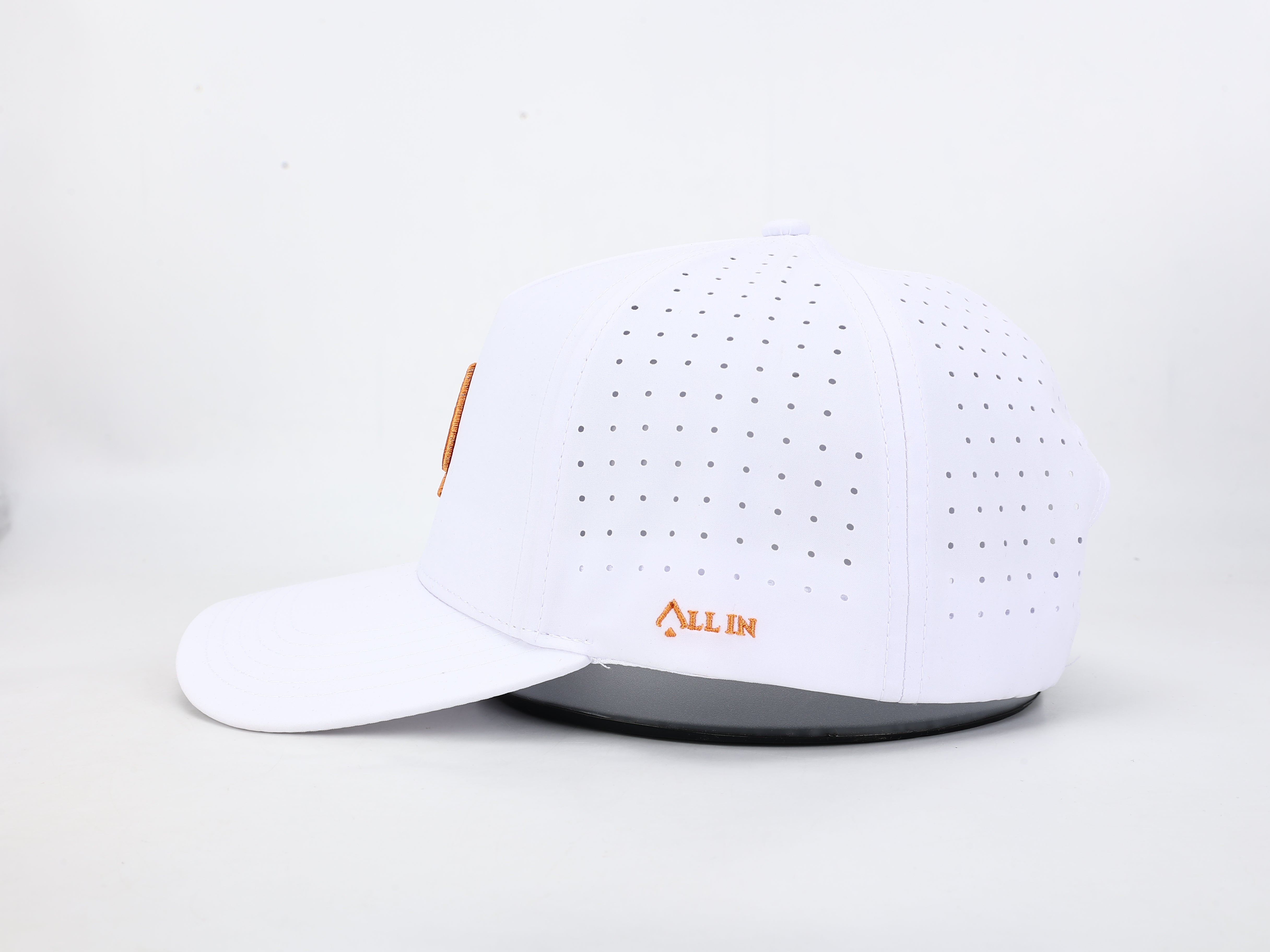 All In Lid Creamsicle Performance Hat – Water-Resistant & Breathable Best-Fitting White Sport Hat