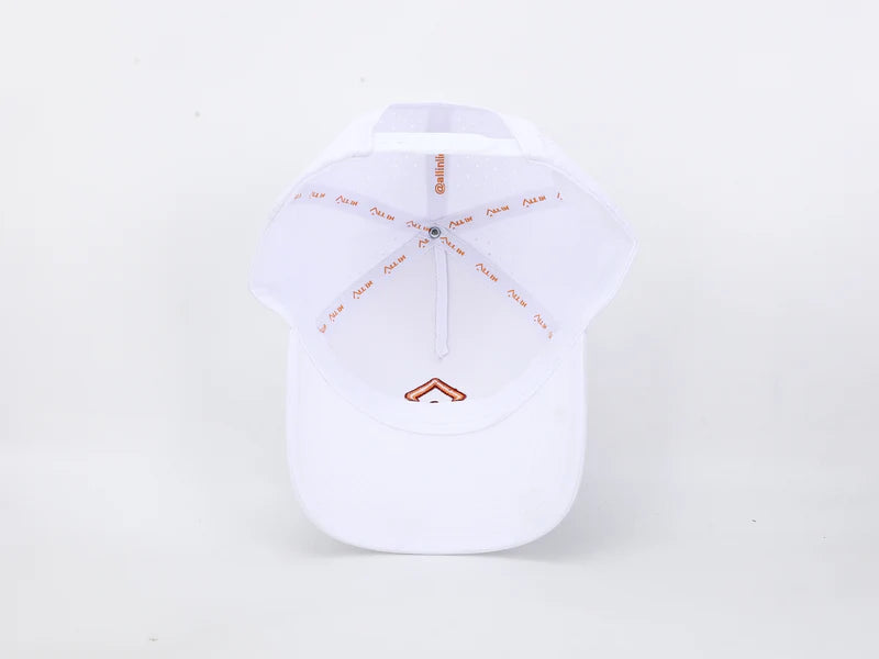 All In Lid Creamsicle Performance Hat – Water-Resistant & Breathable Best-Fitting White Sport Hat