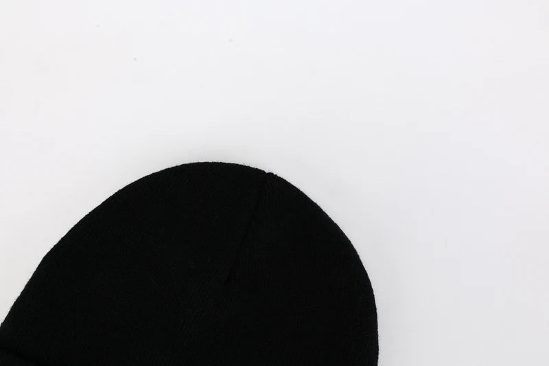 Jet Black Performance Beanie – Moisture-Wicking & Non-Itch Premium Knit