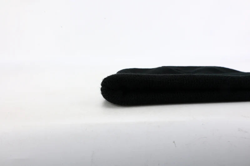 Jet Black Performance Beanie – Moisture-Wicking & Non-Itch Premium Knit