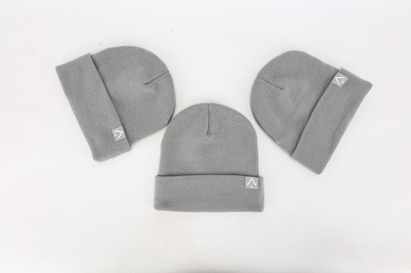 All-Day Comfort, All-Season Style: The Ash Gray Performance Beanie