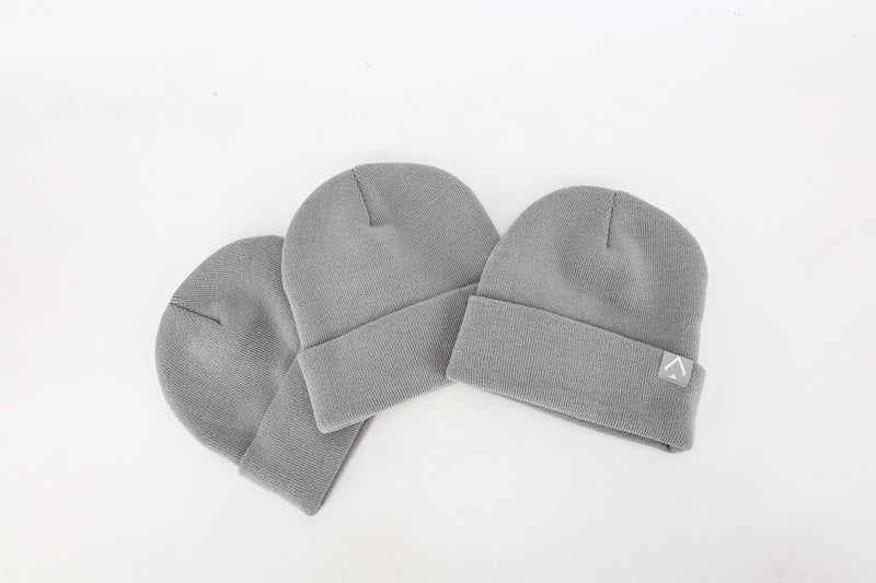 All-Day Comfort, All-Season Style: The Ash Gray Performance Beanie