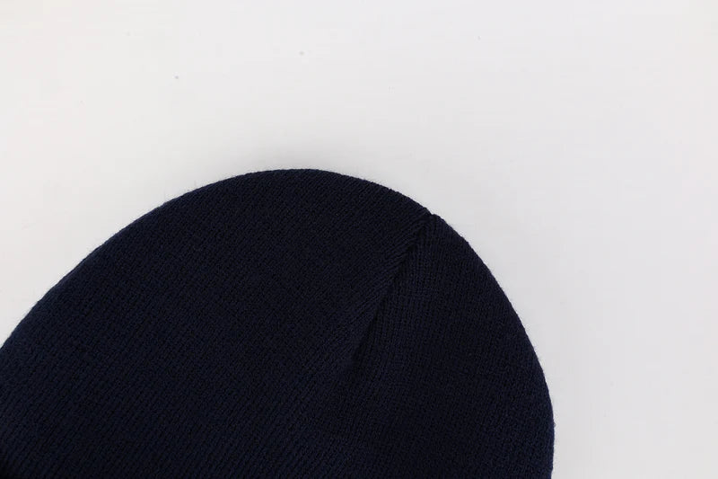 Snow White Essential Beanie | Premium Thermal Winter Knit – All In Lid