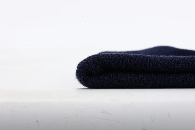 Snow White Essential Beanie | Premium Thermal Winter Knit – All In Lid
