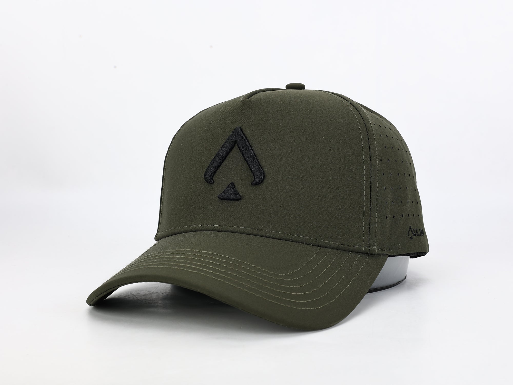 Army Green Performance Hat - Water Resistant Tactical All In Lid Spade Logo