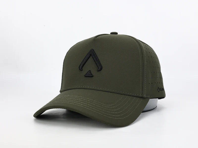 Tactical Precision: The All In Lid Army Green Performance Hat