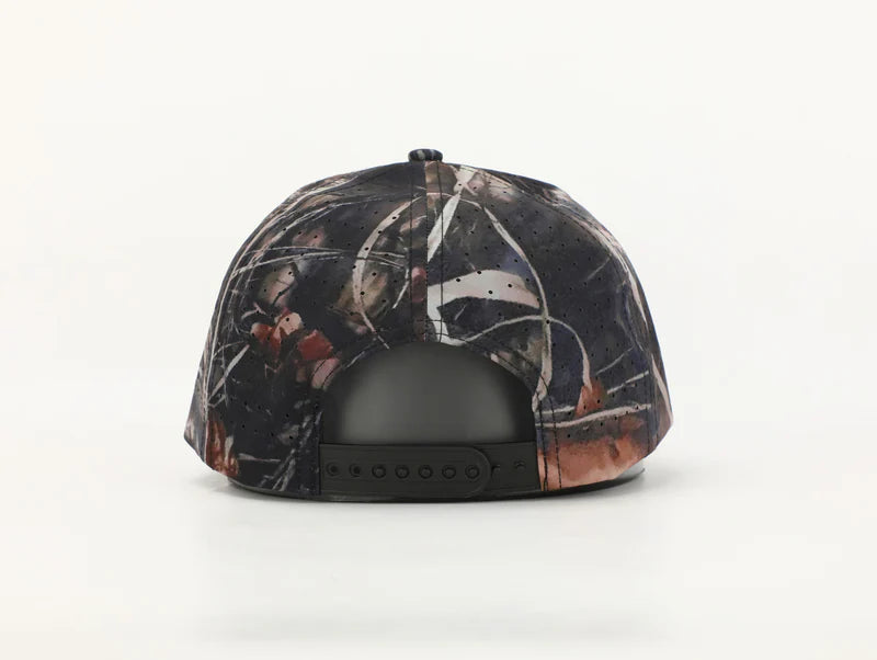 Camo Performance Hat – All In Lid "Sticks & Leaves" Edition with High-Contrast Spade Logo