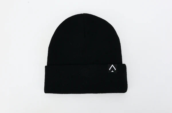 Jet Black Performance Beanie – Moisture-Wicking & Non-Itch Premium Knit