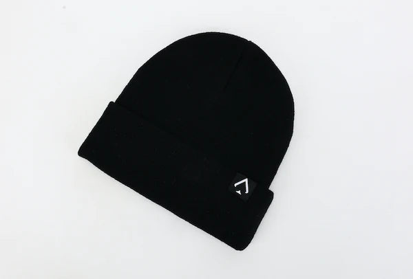 Jet Black Performance Beanie – Moisture-Wicking & Non-Itch Premium Knit
