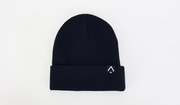 Midnight Navy Performance Beanie – Breathable Thermal Knit Winter Hat