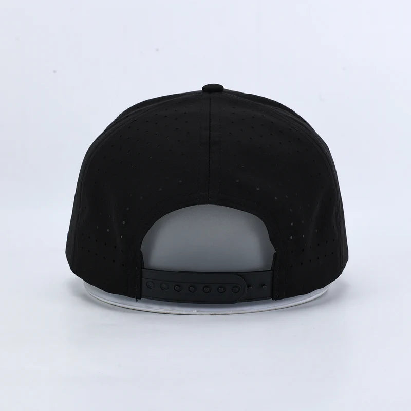 Royal Blue Performance Hat – Sweat-Resistant & Laser-Perforated Fit