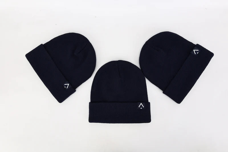 Snow White Essential Beanie | Premium Thermal Winter Knit – All In Lid