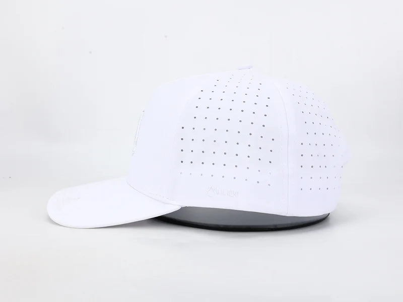 White Out Performance Hat – Water Resistant & Sweat-Wicking Premium Fit