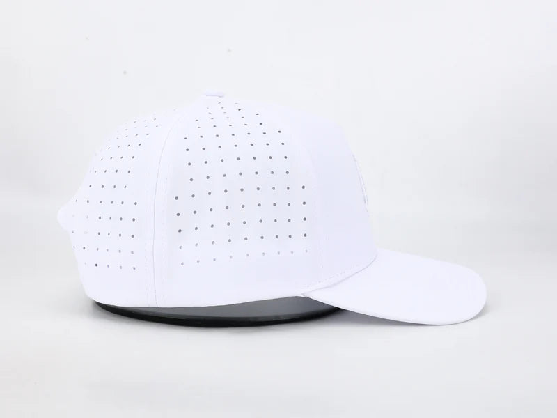 White Out Performance Hat – Water Resistant & Sweat-Wicking Premium Fit