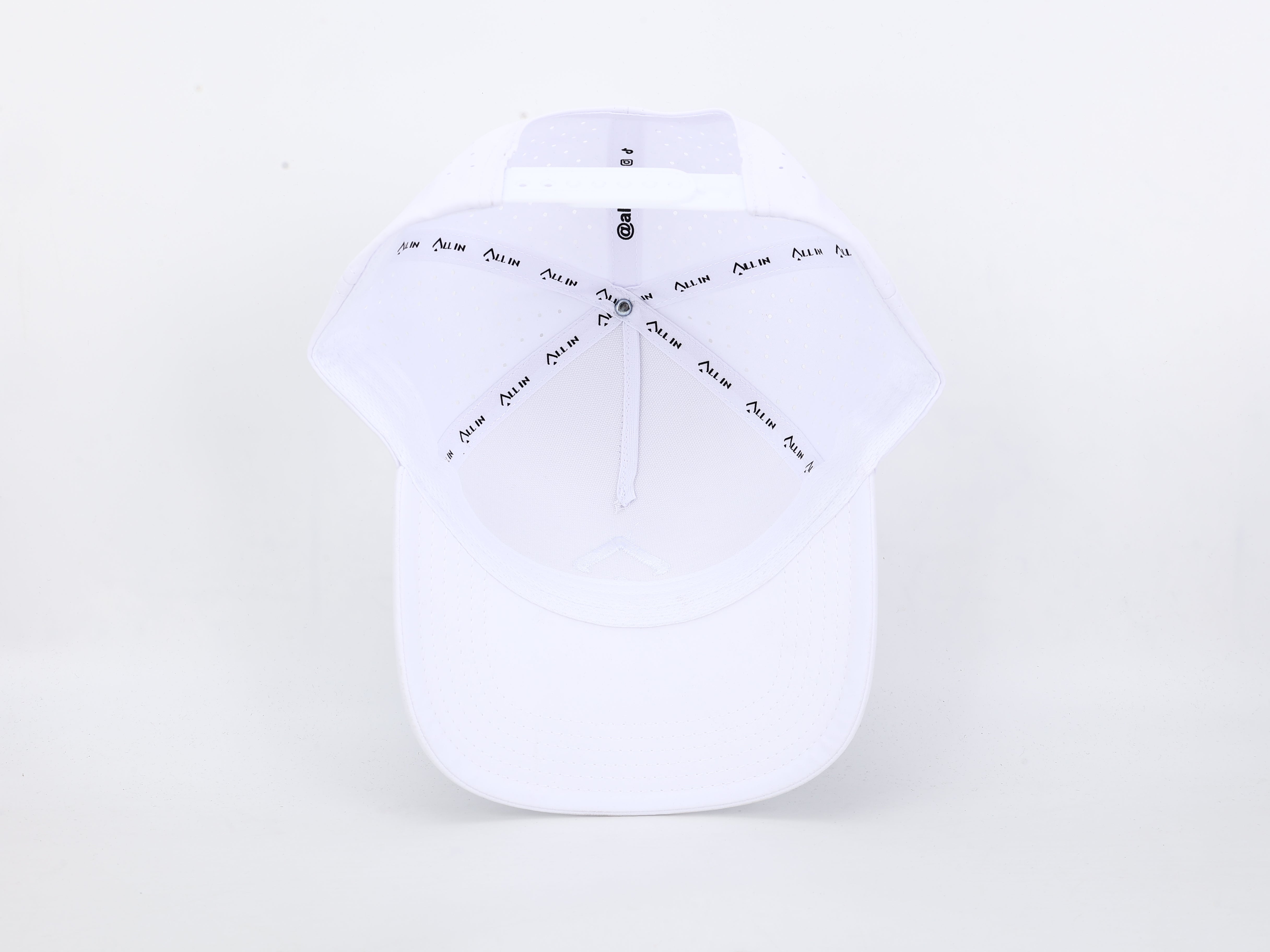 White Out Performance Hat – Water Resistant & Sweat-Wicking Premium Fit